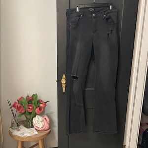 Fashion Nova Black Flare Jeans